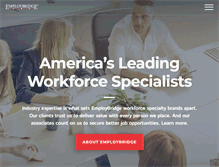Tablet Screenshot of employbridge.com